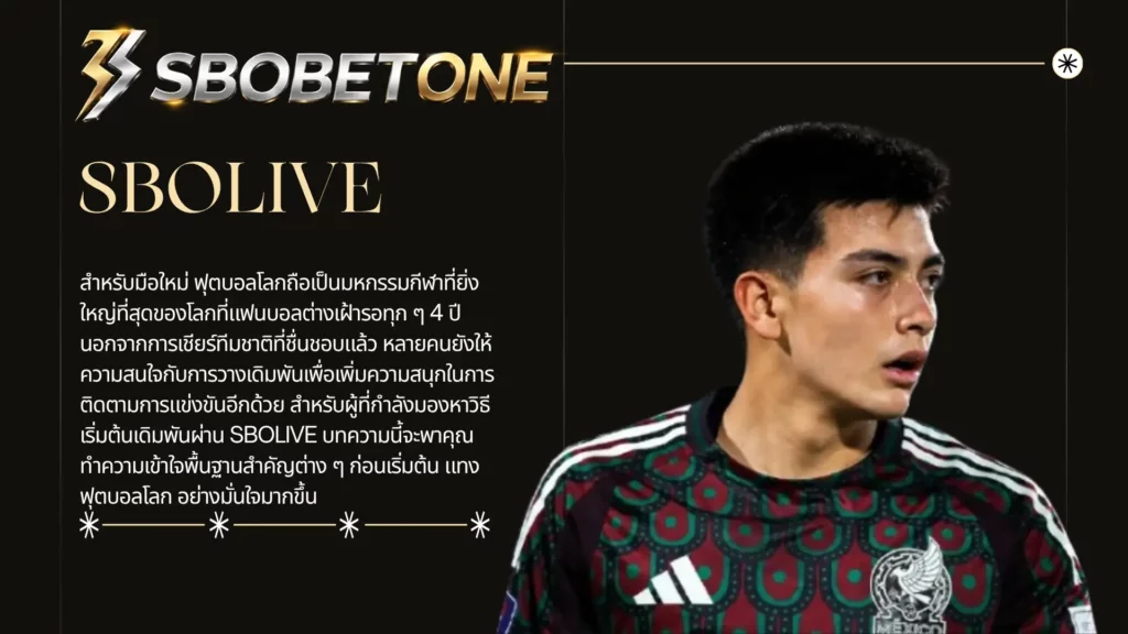 คู่มือเดิมพันฟุตบอลโลกผ่าน SBOLIVE สำหรับมือใหม่